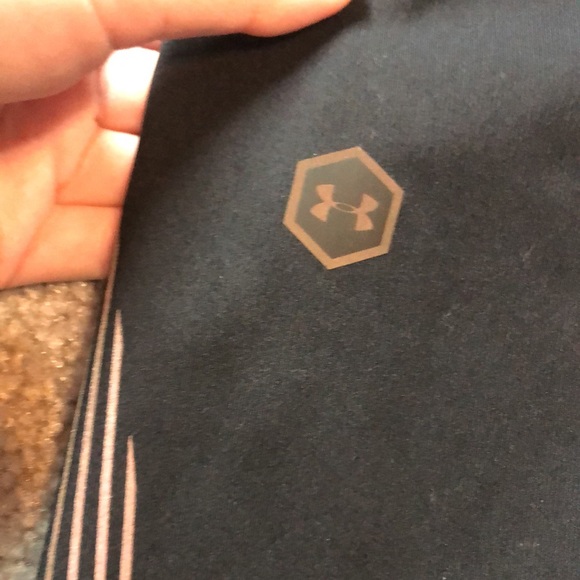 Under Armour RUSH Run Stamina Black Legging Tights - Picture 8 of 16